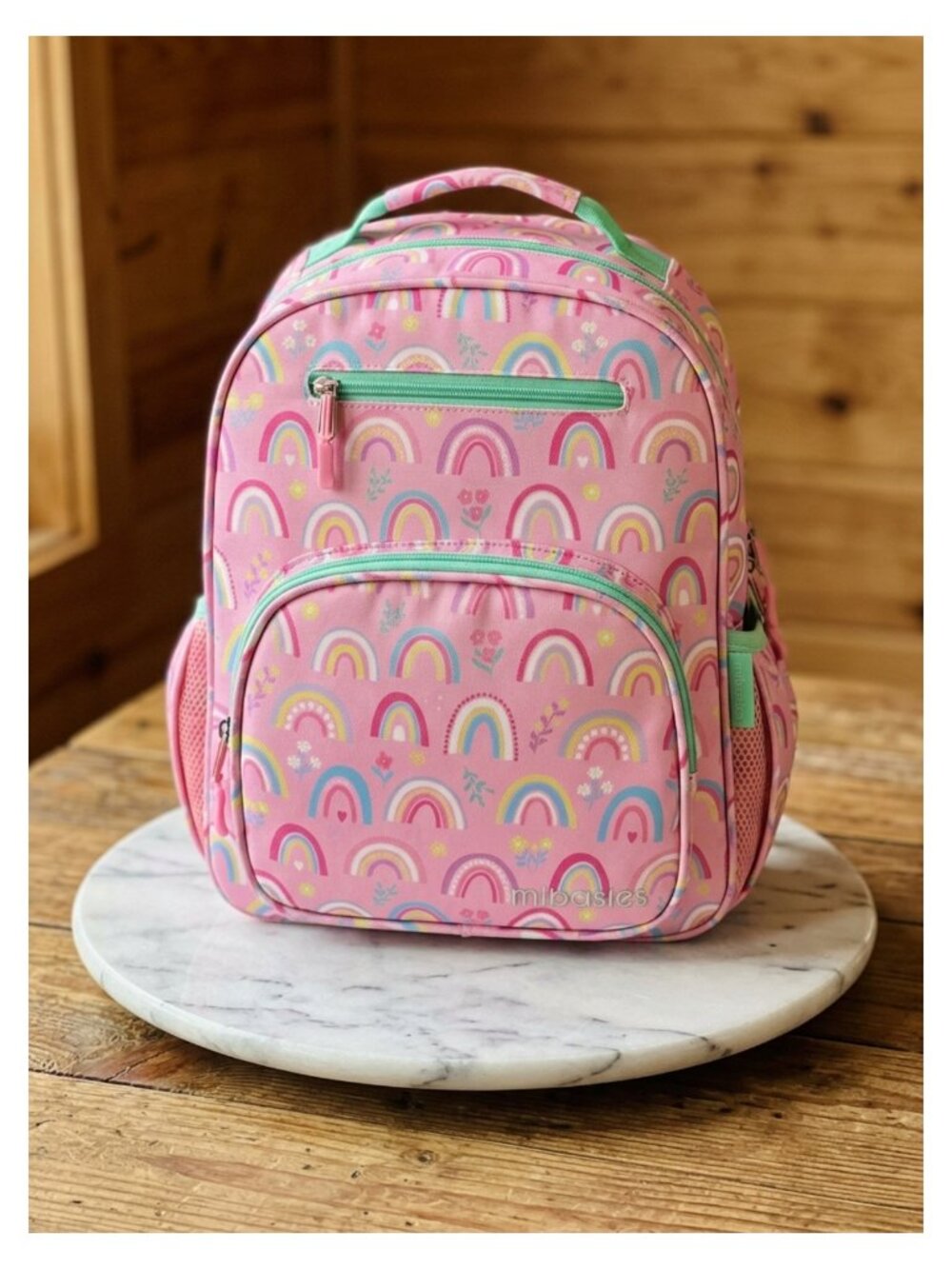 Lightweight Girls Backpack Water-Resistant Polyester School Bookbag